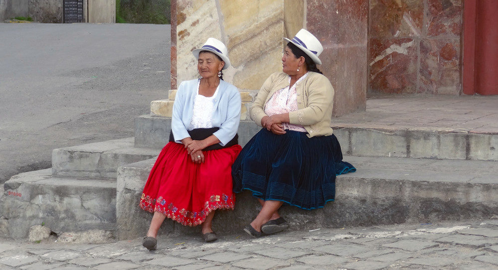 Ecuadorianische Frauen im Gespräch